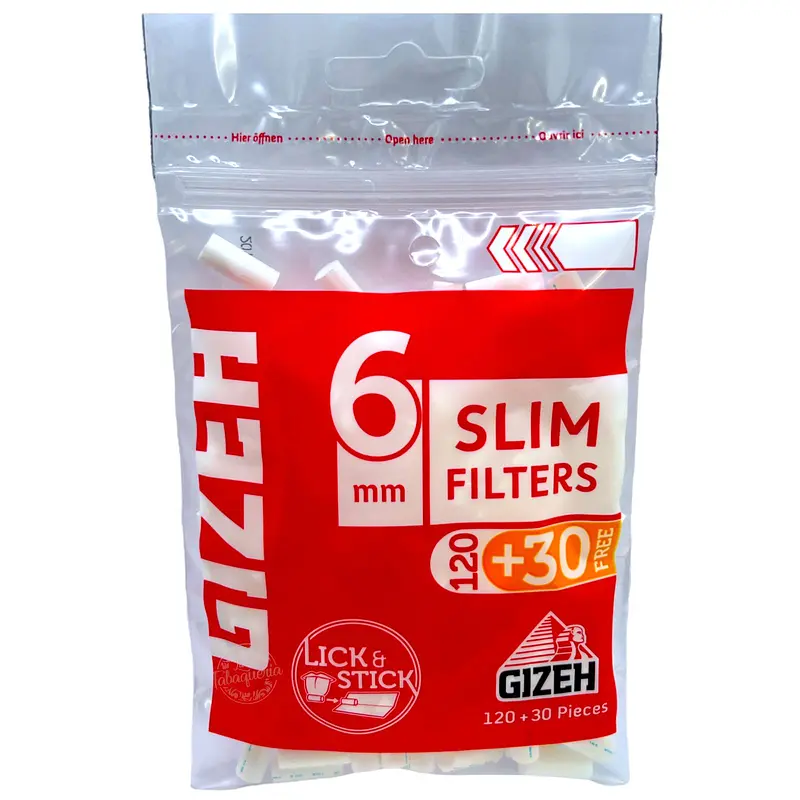 Filtros Gizeh Slim 120+30