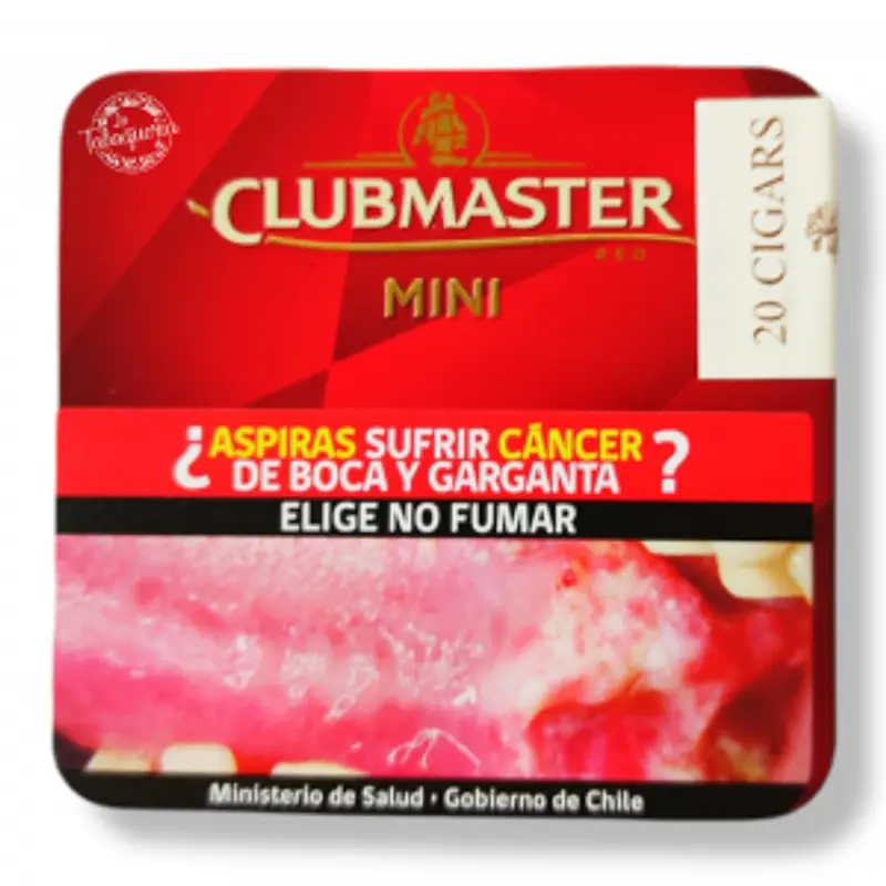 Mini Puros Clubmaster Mini Red 20 uds