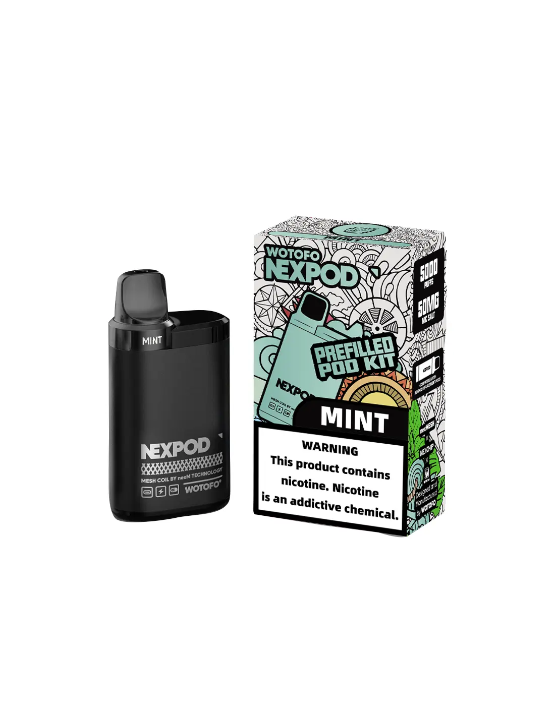 NEXPOD KIT MINT 5000 PUFF