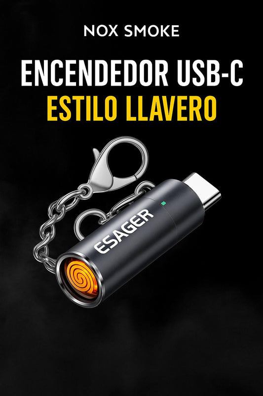 Encendedor USB-C Estilo Llavero | NOX SMOKE Chile