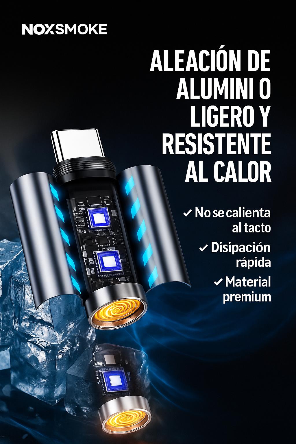 Encendedor USB-C Estilo Llavero | NOX SMOKE Chile