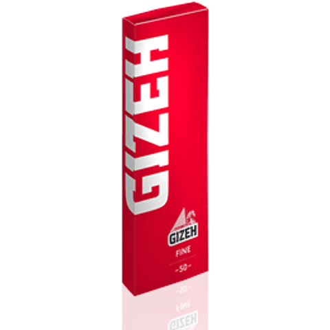 Papelillos Gizeh Rojo Fine 1 ¼