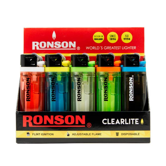 Encendedor Ronson Transparente