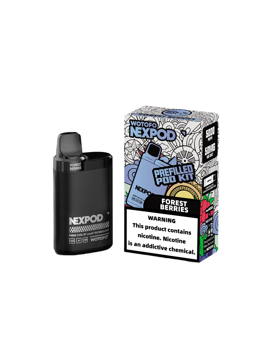 NEXPOD KIT FOREST BERRIES 5000 PUFF