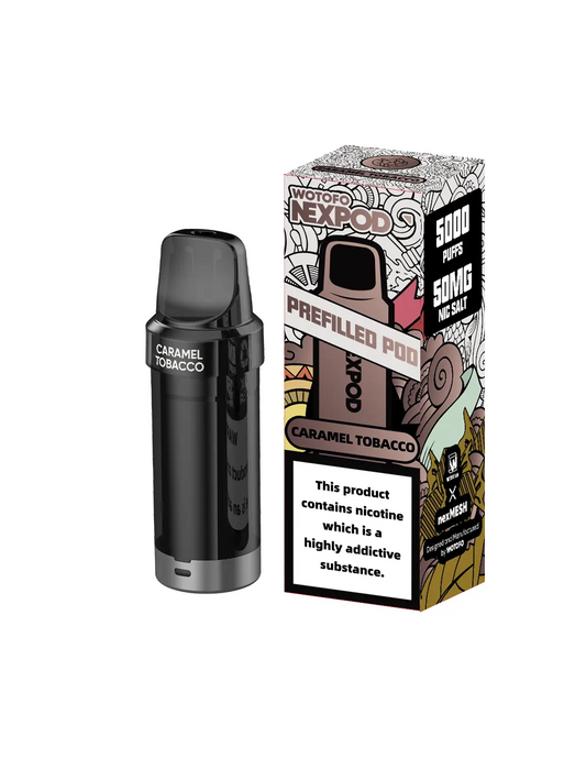 NEXPOD RECARGA CARAMEL TOBACCO 5000 PUFF