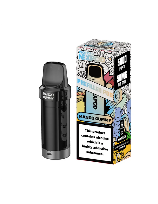 NEXPOD RECARGA MANGO GUMMY 5000 PUFF
