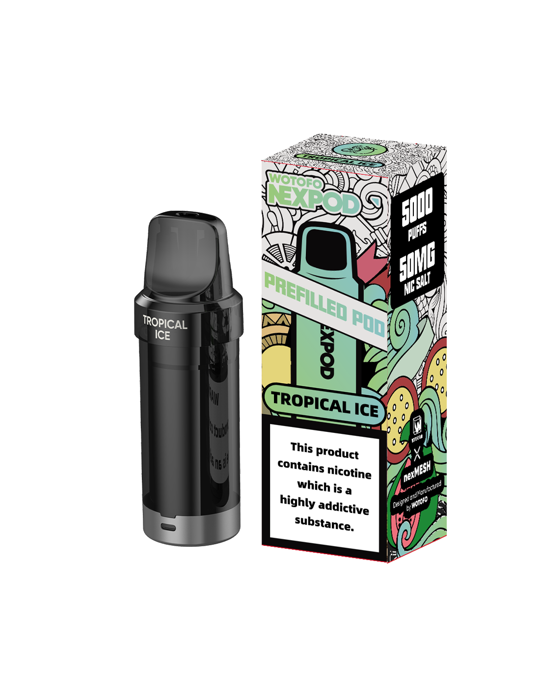 NEXPOD RECARGA TROPICAL ICE 5000 PUFF