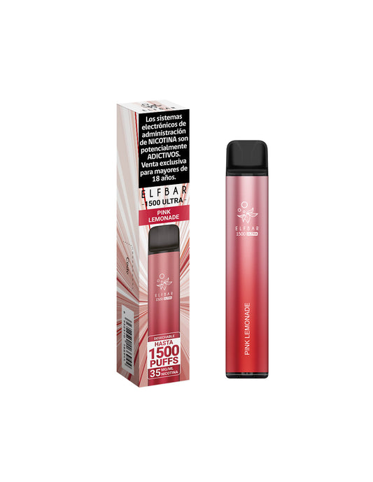 VAPORIZADOR ELFBAR PINK LEMONADE 1500 PUFF 3.5%NIC